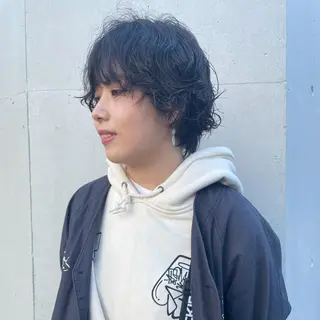 ショート パーマ 🌈圧倒的デザイン パーマ　関和希のヘアスタイル