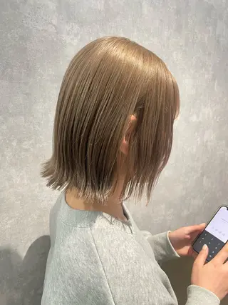 ショート カラー ヘアアレンジ 透明感カラー/推しカ ラー☁️JURAのヘアスタイル
