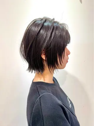 ミディアム ハイトーン/レイヤー /ウルフ⭐️永田⭐️のヘアスタイル