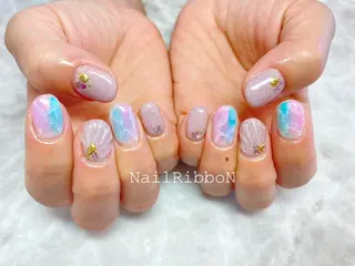 ネイル ネイルリボン 伊藤のネイルデザイン