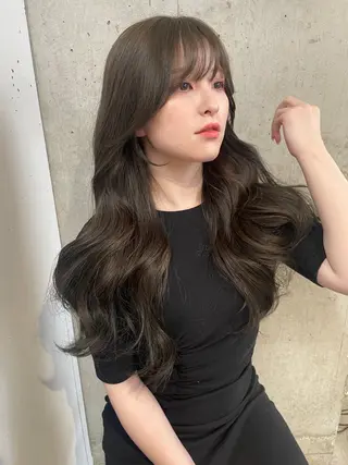 ロング カラー emu head spa & treatment所属・髙塚碧🇰🇷 韓国ヘア🎗️のヘアスタイル