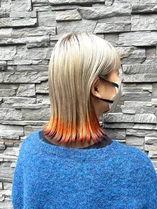 ミディアム GIEN 末吉 海斗のヘアスタイル