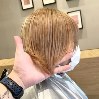 ショート カラー アンドウ ユウ/ レイヤーカット/韓国のヘアスタイル