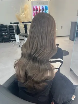 ロング カラー 心斎橋/ブリーチなし 髪質改善/レイヤーのヘアスタイル