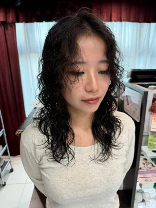 ロング パーマ ᴘʀɪᴢᴇ 🌜 ᴀɴʀɪ 🌜のヘアスタイル