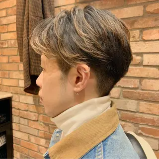 ミディアム メンズ ヒロ銀座　田町店所属・杉本 和大のヘアスタイル