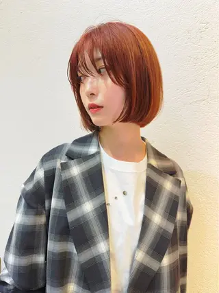 ショート カラー FERIA梅田🖤 透明感カラー🎀のヘアスタイル