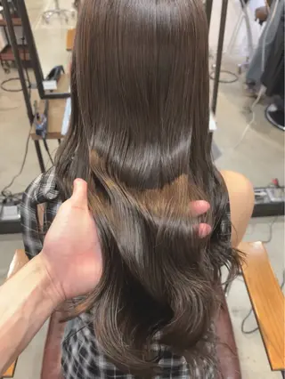 ロング カラー EIGHT/丸山 透明感カラー🧚のヘアスタイル