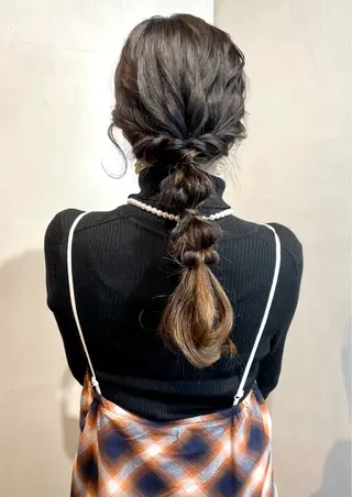 ロング ヘアアレンジ BeBe /カラーリスト/四条のヘアスタイル