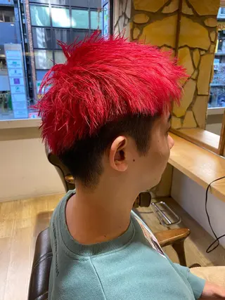 ショート カラー メンズ kawabe maikoのヘアスタイル