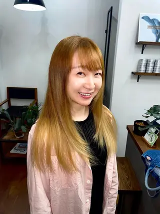ロング NiL所属・藤浪 駿のヘアスタイル
