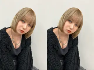 ショート カラー 池袋/似合わせ/縮毛 髪質改善【ugen】のヘアスタイル