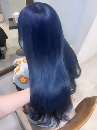 ロング カラー 若月 あやかのヘアスタイル