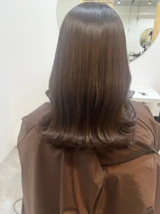 ミディアム カラー 【髪質改善】全席個室 Zina北千住　高澤のヘアスタイル