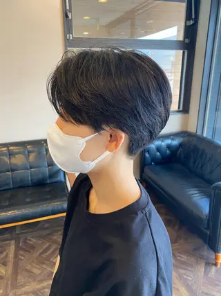 ショート メンズ 縮毛矯正/ヘッドスパ 牧野のヘアスタイル