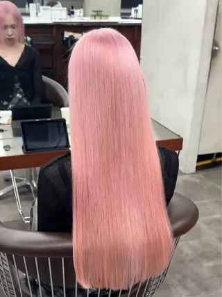ロング カラー nico TOKYO 渋谷所属・ハイトーンブリーチ 特化🌈フジタハルキのヘアスタイル