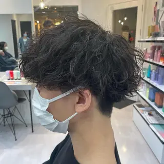 ショート 髪質改善× ハイライト溝江のヘアスタイル