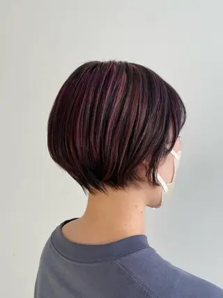 ショート カラー Sourire小倉所属・なかしま ひかるのヘアスタイル