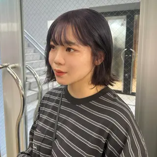 ショート カラー ✨うる艶/ブリーチ✨ 𝓡𝒖𝓷𝐚💋のヘアスタイル