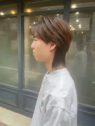 メンズ Aube Hair McQueen所属・クリハラ シュウのヘアスタイル