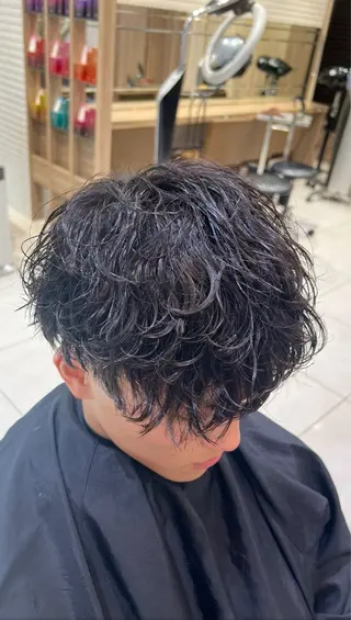 パーマ メンズ 波巻き・カルマ パーマ特化/aoiのヘアスタイル