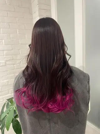 ロング 最新韓国本場ヘア 🇰🇷榎本明日香のヘアスタイル