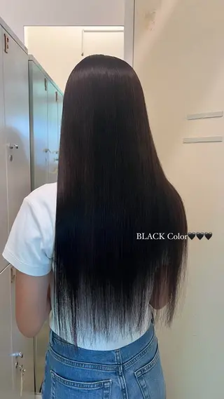 ロング ハイトーンカラー/エ クステ/デザインのヘアスタイル