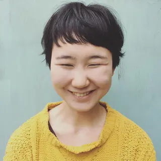 ショート カラー パーマ ヘアアレンジ la fith所属・rico_by ヘアとアイブロウのヘアスタイル