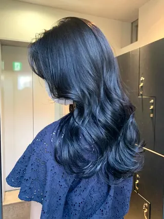 セミロング カラー 銀座/メンズ特化/ ハイトーン/KANのヘアスタイル