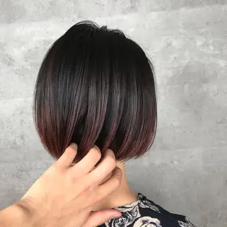 ミディアム カラー アンダーバーホワイト_WHITE所属・_WHITE芝本 賢吾【天王寺店】のヘアスタイル