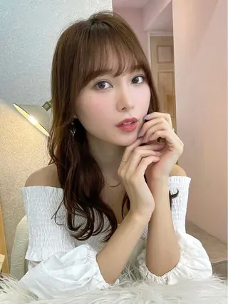 ミディアム カラー 韓国ヘア🤍顔周り/ 髪質改善✨/林遼一郎のヘアスタイル