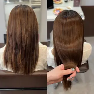 セミロング 💎艶髪💎縮毛矯正 /髪質改善/ひかるのヘアスタイル
