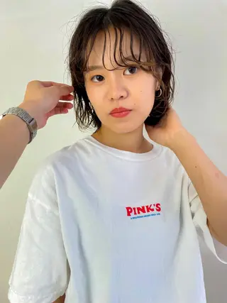 ショート salowin梅田茶屋町north所属・くがれいじ 梅田/ショート/ボブのヘアスタイル