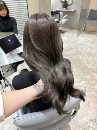 ロング コトネ🫧 韓国風レイヤーカットのヘアスタイル