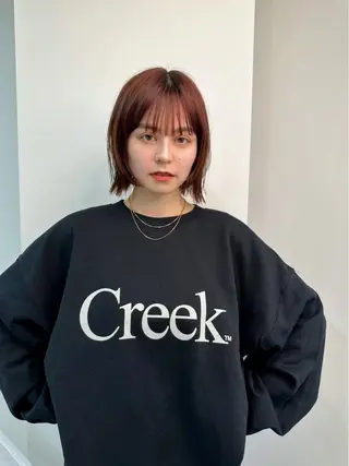 ショート カラー パーマ＊ 顔まわり似合わせのヘアスタイル