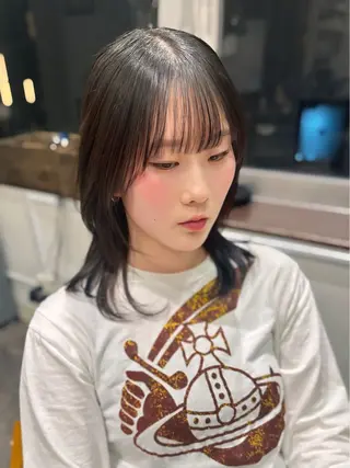 ミディアム est-r.Fukuoka所属・マエダルイ🫧 韓国ヘア🫧博多のヘアスタイル