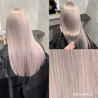 ロング カラー 黒崎 懸のヘアスタイル