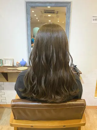 ロング カラー 💎縮毛矯正/透明感 カラー💎椎葉みひろのヘアスタイル