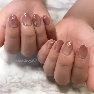 ネイル 40代からの爪を守る ×ケア重視サロン♡のネイルデザイン