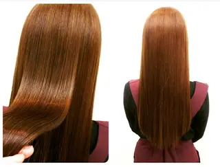 ロング カラー 推しアニメカラー🌈 ツヤ透明感カラー🦄のヘアスタイル