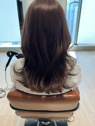 セミロング レイヤーカット/韓国 ヘア/LILICAのヘアスタイル