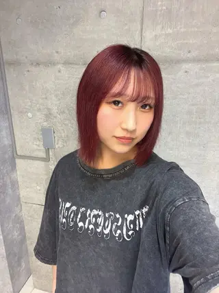 カラー 韓国風ヘア🇰🇷 こ〜へい🫧のヘアスタイル