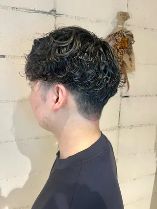 パーマ メンズ たかしま あさひのヘアスタイル