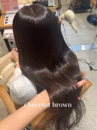ロング カラー ヘアアレンジ 艶髪×韓国ヘア 🎀himari🎀のヘアスタイル