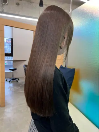 ロング カラー パーマ newi 天王寺 🪐airiのヘアスタイル
