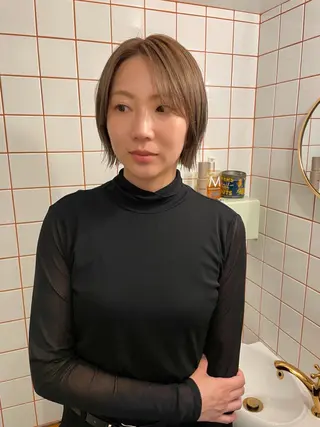 ショート ニュアンスヘア /透明感🪽AYAのヘアスタイル