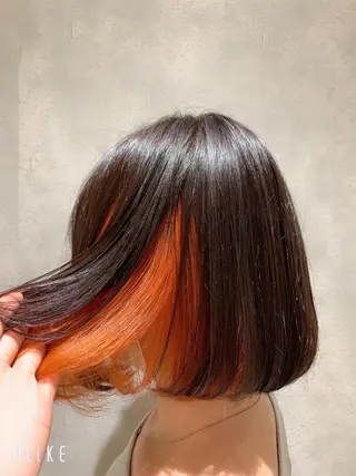 セミロング カラー エンドウ ミノリ🤎 /半個室/レイヤーのヘアスタイル