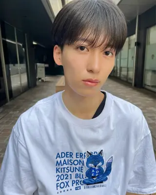 メンズ メンズ🍃ナチュラル 韓国風ヘアRENのヘアスタイル