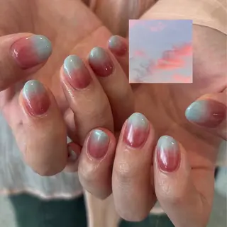 ネイル 個性派ニュアンス ネイル Nao.のネイルデザイン