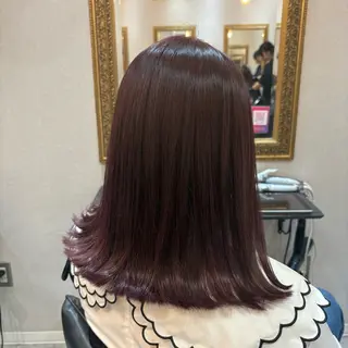 ミディアム カラー 🖤N゜JILLVA 🤍店長/川田 栞のヘアスタイル